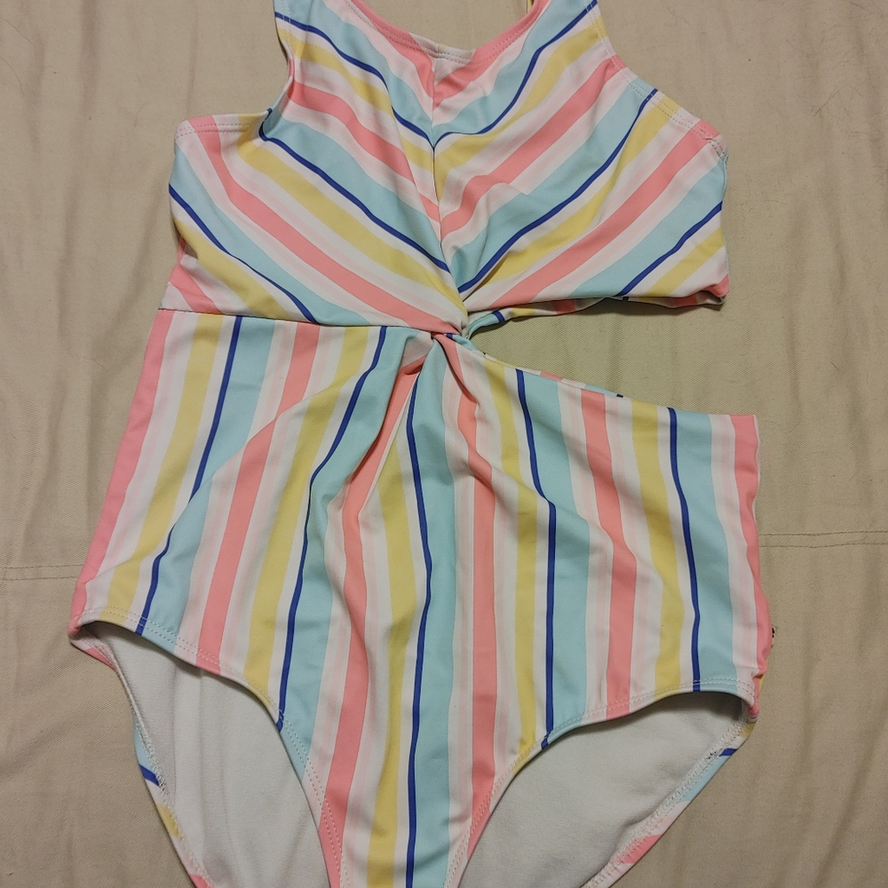 Lucky cutout one piece bathing suit